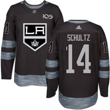 Men's Los Angeles Kings Dave Schultz Black 1917-2017 100th Anniversary Jersey - Authentic