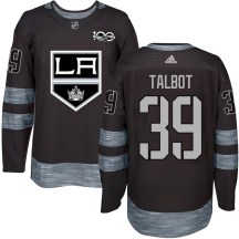 Men's Los Angeles Kings Cam Talbot Black 1917-2017 100th Anniversary Jersey - Authentic