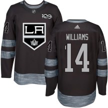 Men's Los Angeles Kings Justin Williams Black 1917-2017 100th Anniversary Jersey - Authentic
