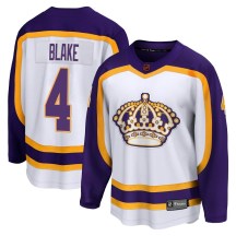 Youth Fanatics Branded Los Angeles Kings Rob Blake White Special Edition 2.0 Jersey - Breakaway