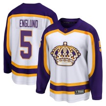 Youth Fanatics Branded Los Angeles Kings Andreas Englund White Special Edition 2.0 Jersey - Breakaway