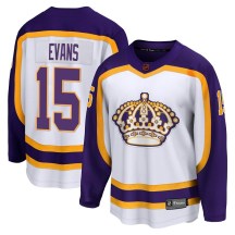 Youth Fanatics Branded Los Angeles Kings Daryl Evans White Special Edition 2.0 Jersey - Breakaway