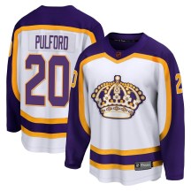 Youth Fanatics Branded Los Angeles Kings Bob Pulford White Special Edition 2.0 Jersey - Breakaway