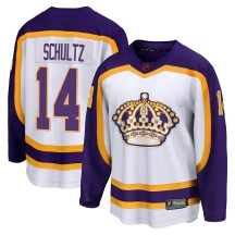 Youth Fanatics Branded Los Angeles Kings Dave Schultz White Special Edition 2.0 Jersey - Breakaway