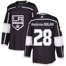 Men's Adidas Los Angeles Kings Jaret Anderson-Dolan Black Home Jersey - Authentic
