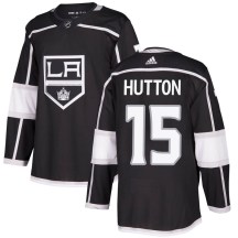Men's Adidas Los Angeles Kings Ben Hutton Black Home Jersey - Authentic