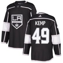 Men's Adidas Los Angeles Kings Brett Kemp Black Home Jersey - Authentic