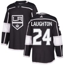 Men's Adidas Los Angeles Kings Scott Laughton Black Home Jersey - Authentic Men's Adidas Los Angeles Kings Scott Laughton Black Home Jersey - Authentic