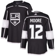Men's Adidas Los Angeles Kings Trevor Moore Black Home Jersey - Authentic