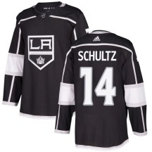 Men's Adidas Los Angeles Kings Dave Schultz Black Home Jersey - Authentic