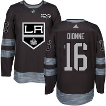 Youth Los Angeles Kings Marcel Dionne Black 1917-2017 100th Anniversary Jersey - Authentic