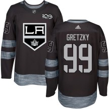 Youth Los Angeles Kings Wayne Gretzky Black 1917-2017 100th Anniversary Jersey - Authentic
