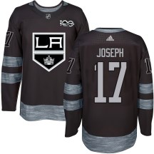 Youth Los Angeles Kings Mathieu Joseph Black 1917-2017 100th Anniversary Jersey - Authentic Youth Los Angeles Kings Mathieu Joseph Black 1917-2017 100th Anniversary Jersey - Authentic