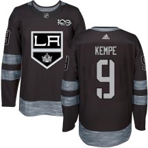 Youth Los Angeles Kings Adrian Kempe Black 1917-2017 100th Anniversary Jersey - Authentic