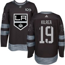Youth Los Angeles Kings Brian Kilrea Black 1917-2017 100th Anniversary Jersey - Authentic