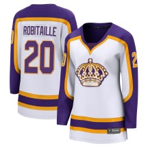 Women's Fanatics Branded Los Angeles Kings Luc Robitaille White Special Edition 2.0 Jersey - Breakaway