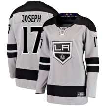 Women's Fanatics Branded Los Angeles Kings Mathieu Joseph Gray Alternate Jersey - Breakaway Women's Fanatics Branded Los Angeles Kings Mathieu Joseph Gray Alternate Jersey - Breakaway