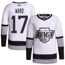 Men's Adidas Los Angeles Kings Taylor Ward White 2021/22 Alternate Primegreen Pro Player Jersey - Authentic