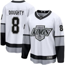 Men's Fanatics Branded Los Angeles Kings Drew Doughty White Breakaway Alternate Jersey - Premier