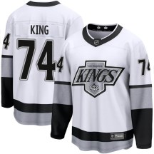Men's Fanatics Branded Los Angeles Kings Dwight King White Breakaway Alternate Jersey - Premier