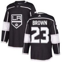 Men's Adidas Los Angeles Kings Dustin Brown Black Jersey - Authentic