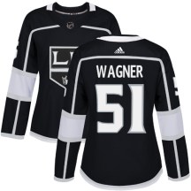 Women's Adidas Los Angeles Kings Austin Wagner Black Home Jersey - Authentic