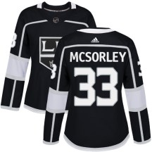 Women's Adidas Los Angeles Kings Marty Mcsorley Black Home Jersey - Authentic