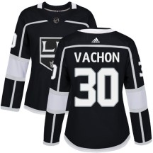 Women's Adidas Los Angeles Kings Rogie Vachon Black Home Jersey - Authentic