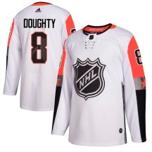 Men's Adidas Los Angeles Kings Drew Doughty White 2018 All-Star Pacific Division Jersey - Authentic