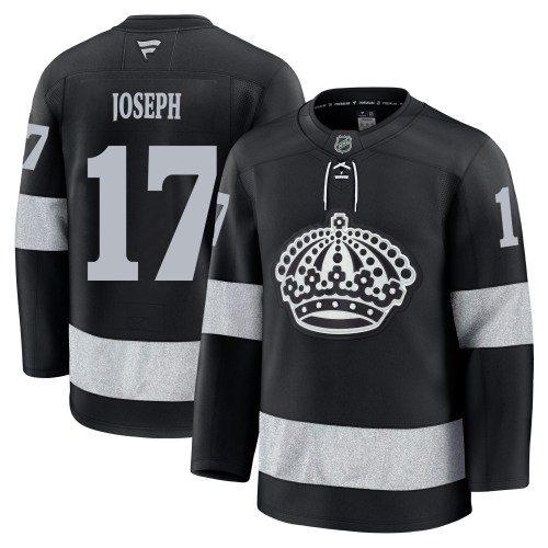 Men's Fanatics Los Angeles Kings Mathieu Joseph Black Alternate Jersey - Premium Men's Fanatics Los Angeles Kings Mathieu Joseph Black Alternate Jersey - Premium