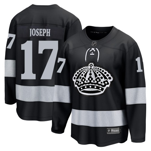 Men's Fanatics Los Angeles Kings Mathieu Joseph Black Alternate Jersey - Breakaway Men's Fanatics Los Angeles Kings Mathieu Joseph Black Alternate Jersey - Breakaway