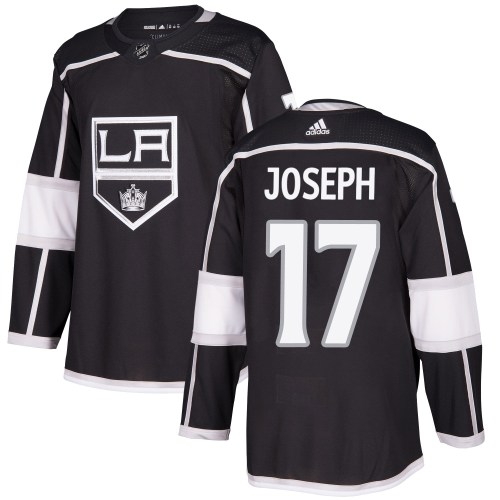 Men's Adidas Los Angeles Kings Mathieu Joseph Black Home Jersey - Authentic Men's Adidas Los Angeles Kings Mathieu Joseph Black Home Jersey - Authentic