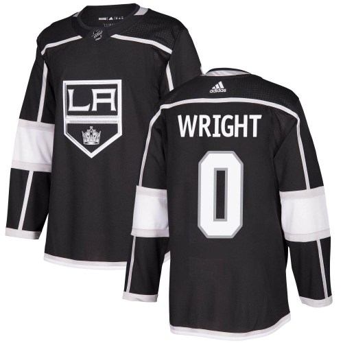 Men's Adidas Los Angeles Kings Jared Wright Black Home Jersey - Authentic