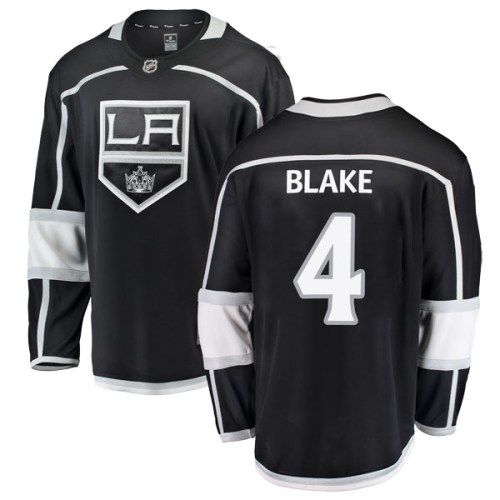 Men's Fanatics Branded Los Angeles Kings Rob Blake Black Home Jersey - Breakaway