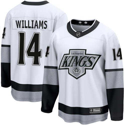 Men's Fanatics Branded Los Angeles Kings Justin Williams White Breakaway Alternate Jersey - Premier