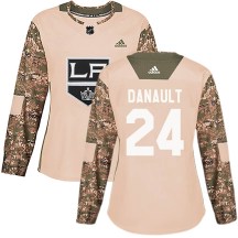 Women's Adidas Los Angeles Kings Phillip Danault Camo Veterans Day Practice Jersey - Authentic