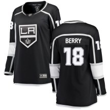 Women's Fanatics Branded Los Angeles Kings Bob Berry Black Home Jersey - Breakaway