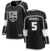 Women's Fanatics Branded Los Angeles Kings Harry Howell Black Home Jersey - Breakaway