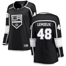 Women's Fanatics Branded Los Angeles Kings Brendan Lemieux Black Home Jersey - Breakaway