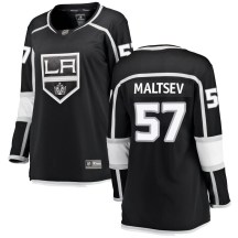 Women's Fanatics Branded Los Angeles Kings Mikhail Maltsev Black Home Jersey - Breakaway