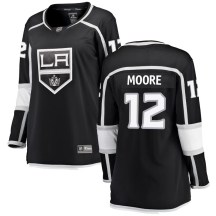 Women's Fanatics Branded Los Angeles Kings Trevor Moore Black Home Jersey - Breakaway