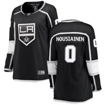 Women's Fanatics Branded Los Angeles Kings Kim Nousiainen Black Home Jersey - Breakaway