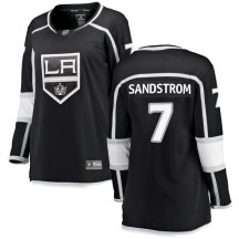 Women's Fanatics Branded Los Angeles Kings Tomas Sandstrom Black Home Jersey - Breakaway