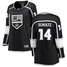 Women's Fanatics Branded Los Angeles Kings Dave Schultz Black Home Jersey - Breakaway
