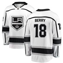 Men's Fanatics Branded Los Angeles Kings Bob Berry White Away Jersey - Breakaway