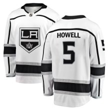 Men's Fanatics Branded Los Angeles Kings Harry Howell White Away Jersey - Breakaway