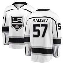 Men's Fanatics Branded Los Angeles Kings Mikhail Maltsev White Away Jersey - Breakaway