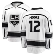 Men's Fanatics Branded Los Angeles Kings Trevor Moore White Away Jersey - Breakaway