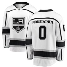 Men's Fanatics Branded Los Angeles Kings Kim Nousiainen White Away Jersey - Breakaway