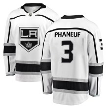 Men's Fanatics Branded Los Angeles Kings Dion Phaneuf White Away Jersey - Breakaway